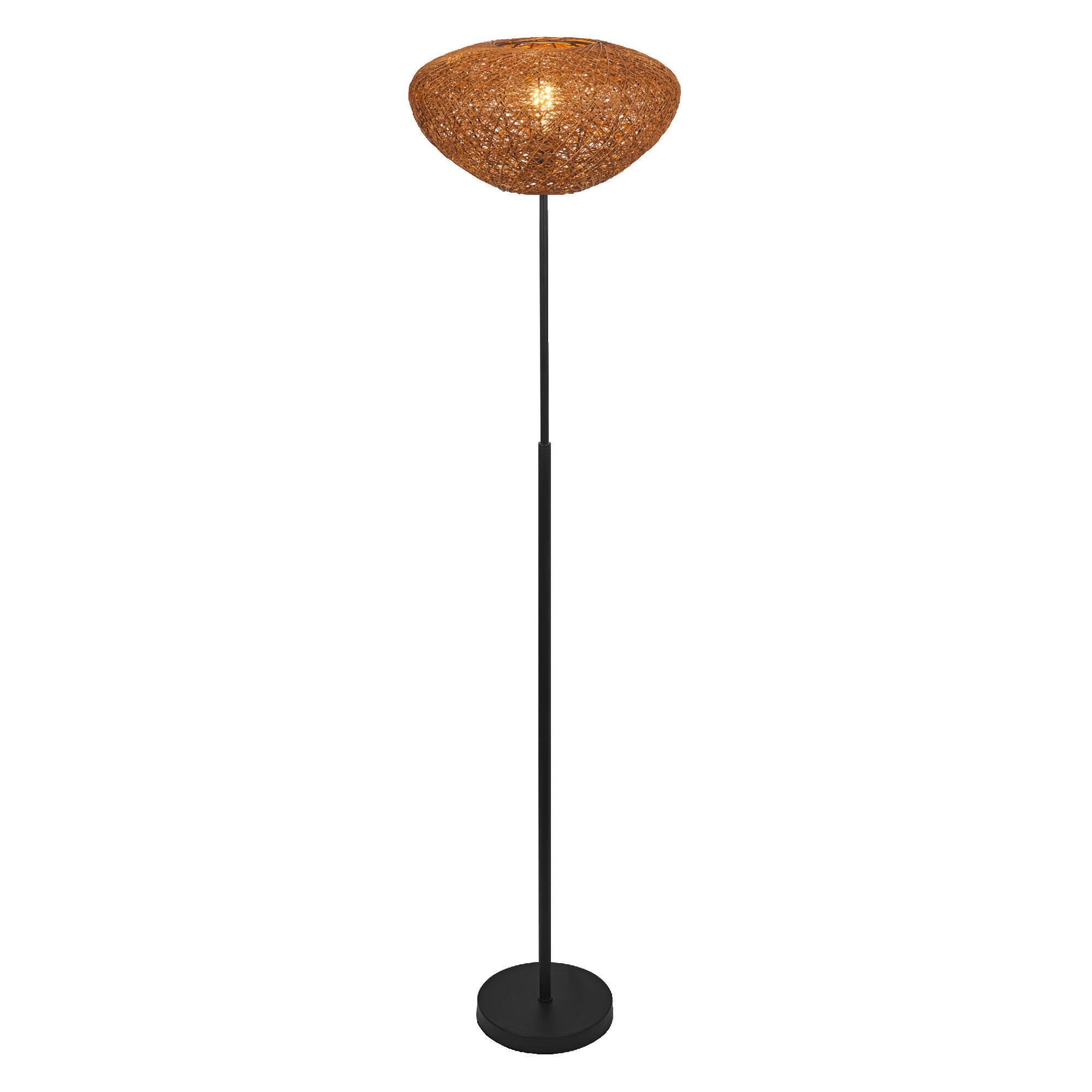 STEHLEUCHTE 39,5/163 cm   - Beige, Natur, Papier/Metall (39,5/163cm) - Ledvance