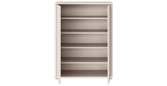 SCHUHSCHRANK Alice Springs  in 74,5/99,1/34,9 cm  - Sandfarben/Grau, MODERN, Holzwerkstoff/Kunststoff (74,5/99,1/34,9cm) - Xora