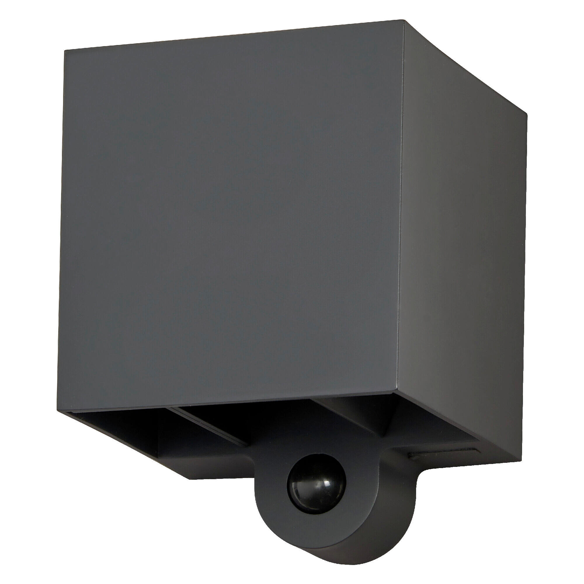 LED-AUßENLEUCHTE 10/9,7/12,6 cm   - Dunkelgrau, Basics, Glas/Kunststoff (10/9,7/12,6cm) - Osram