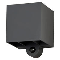 LED-AUßENLEUCHTE 10/9,7/12,6 cm   - Dunkelgrau, Basics, Glas/Kunststoff (10/9,7/12,6cm) - Osram