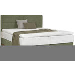 BOXSPRINGBETT 180/200 cm  in Grün, Eichefarben  - Eichefarben/Grün, Natur, Holz/Textil (180/200cm) - Valnatura