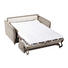 SCHLAFSOFA Taupe - Taupe/Chromfarben, KONVENTIONELL, Textil/Metall (142/88/99cm) - Carryhome SCHLAFSOFA Taupe - Taupe/Chromfarben, KONVENTIONELL, Textil/Metall (142/88/99cm) - Carryhome