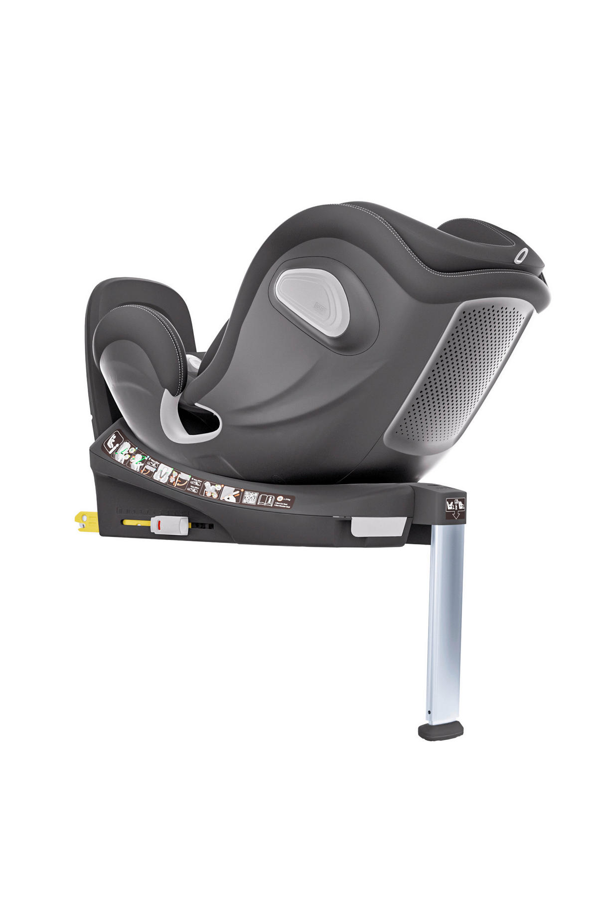 REBOARDER-KINDERSITZ Swan Fix  - Schwarz, Basics, Kunststoff/Textil (44/77/58,5cm)