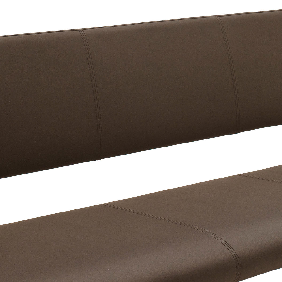 SEDACÍ LAVICE, hnědá, barvy nerez oceli - hnědá/barvy nerez oceli, Design, kov/textil (155/86/59cm) - Livetastic