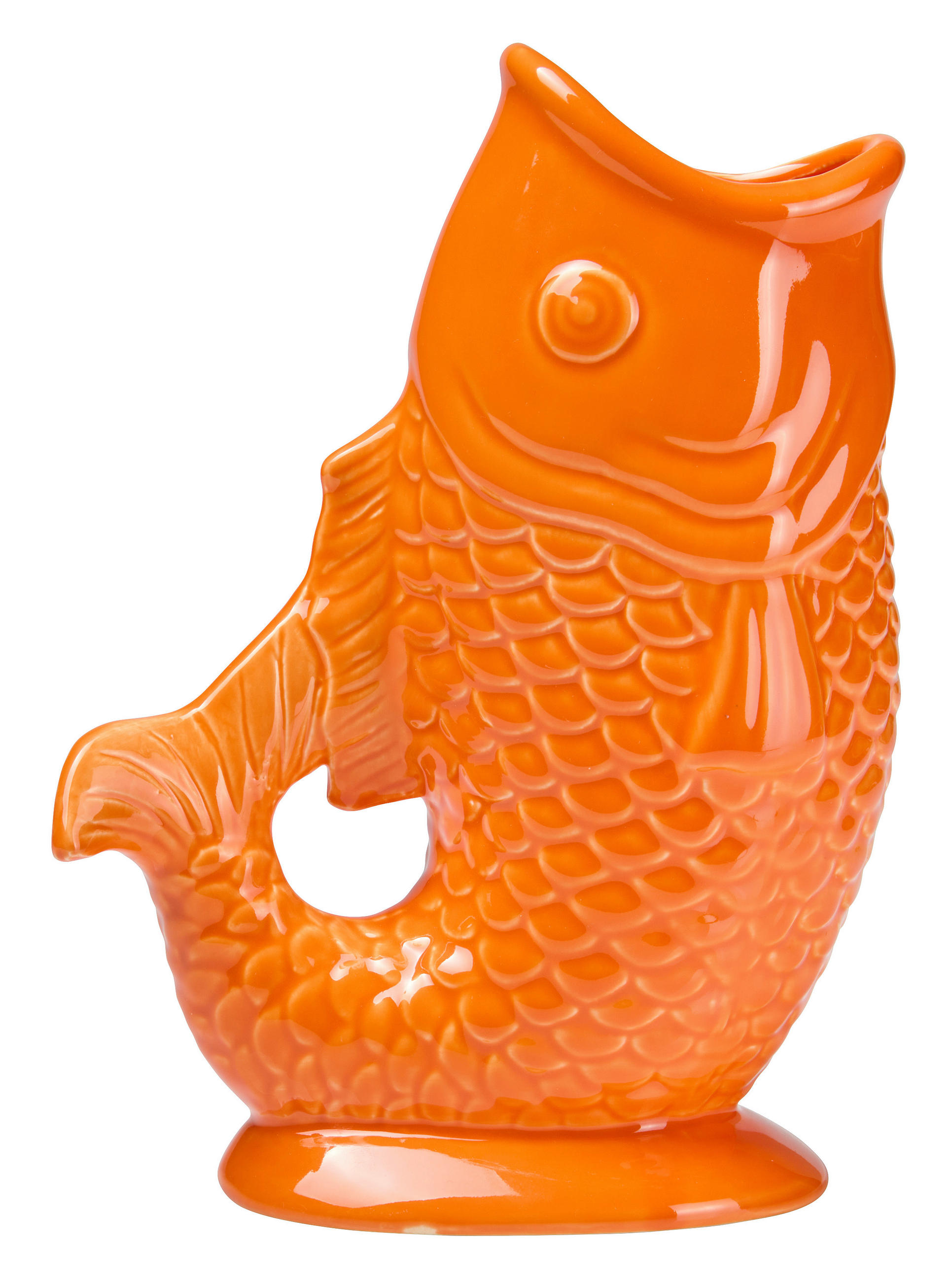 VÁZA 24.9 cm  - narancs, Design, kerámia (18,4/24,9/9cm) - Ambia Home