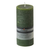 STUMPENKERZE 6,8/10 cm  - Grün, Basics (6,8/10cm) - Steinhart