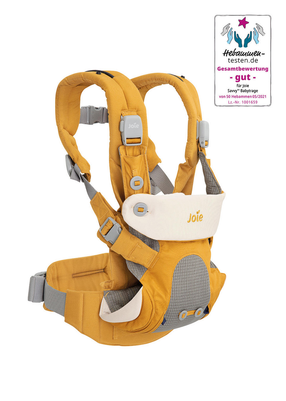 BABYTRAGE Savvy Butterscotch  - Gelb, Basics, Textil (33,9/37,2/10,3cm) - Joie