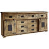 SIDEBOARD 200/90/45 cm  in Naturfarben  - Naturfarben, KONVENTIONELL, Holz/Metall (200/90/45cm) - Livetastic