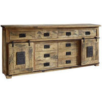 SIDEBOARD 200/90/45 cm  in Naturfarben  - Naturfarben, KONVENTIONELL, Holz/Metall (200/90/45cm) - Livetastic
