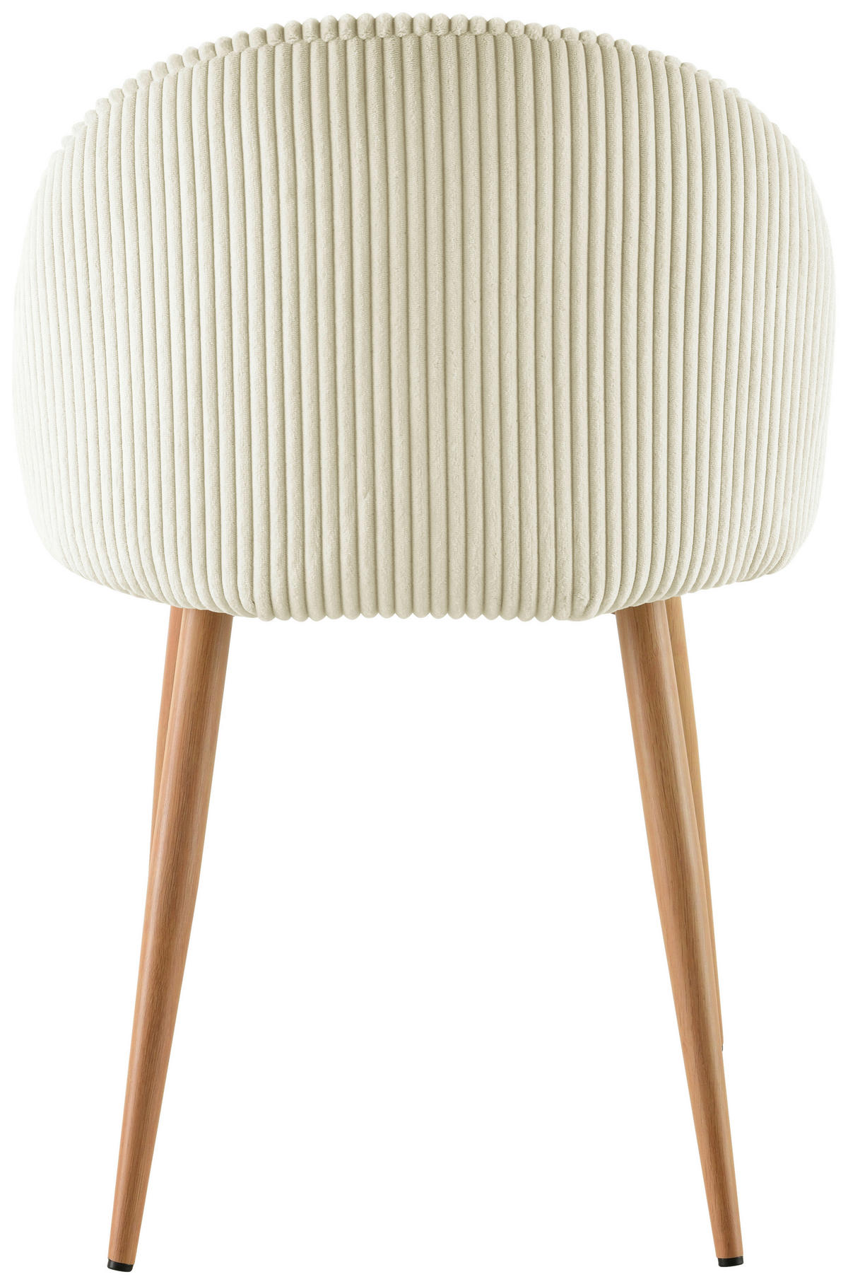 STUHL  in Eisen Cord Holz, Metall, Textil  - Eichefarben/Beige, LIFESTYLE, Holz/Textil (51/78/52cm) - Livetastic
