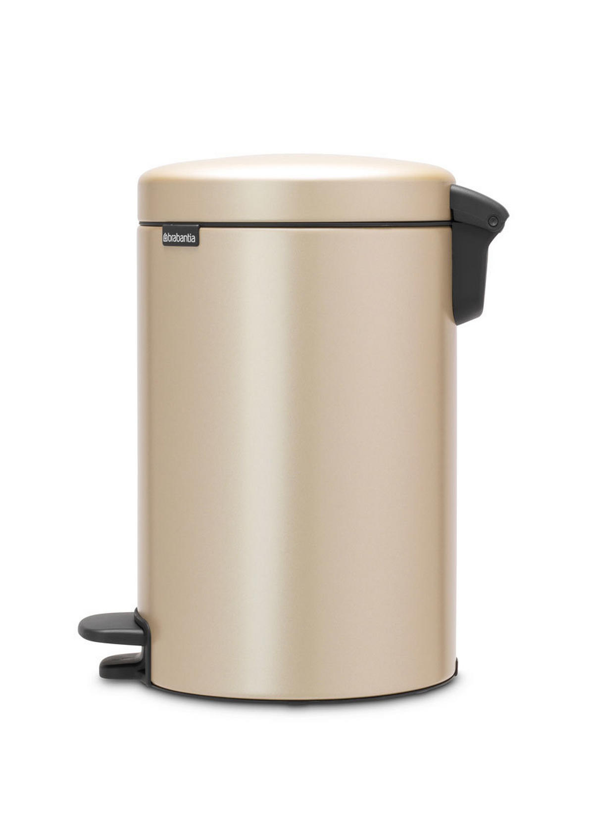 ABFALLEIMER NEW ICON 12 L  - Champagner, Basics, Kunststoff/Metall (25.1/41.1/33.8cm) - Brabantia