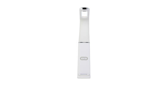 LED-SCHREIBTISCHLEUCHTE 6,5/13/48 cm - Weiß, Basics, Kunststoff (6,5/13/48cm) - Novel
