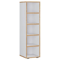SKOHYLLA 30/110/33 cm  - vit/honungsek, Design, trämaterial/plast (30/110/33cm) - MID.YOU