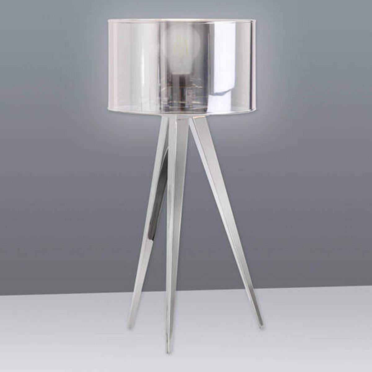 TISCHLEUCHTE 28/61,5 cm   - Chromfarben, Basics, Kunststoff/Metall (28/61,5cm) - Näve