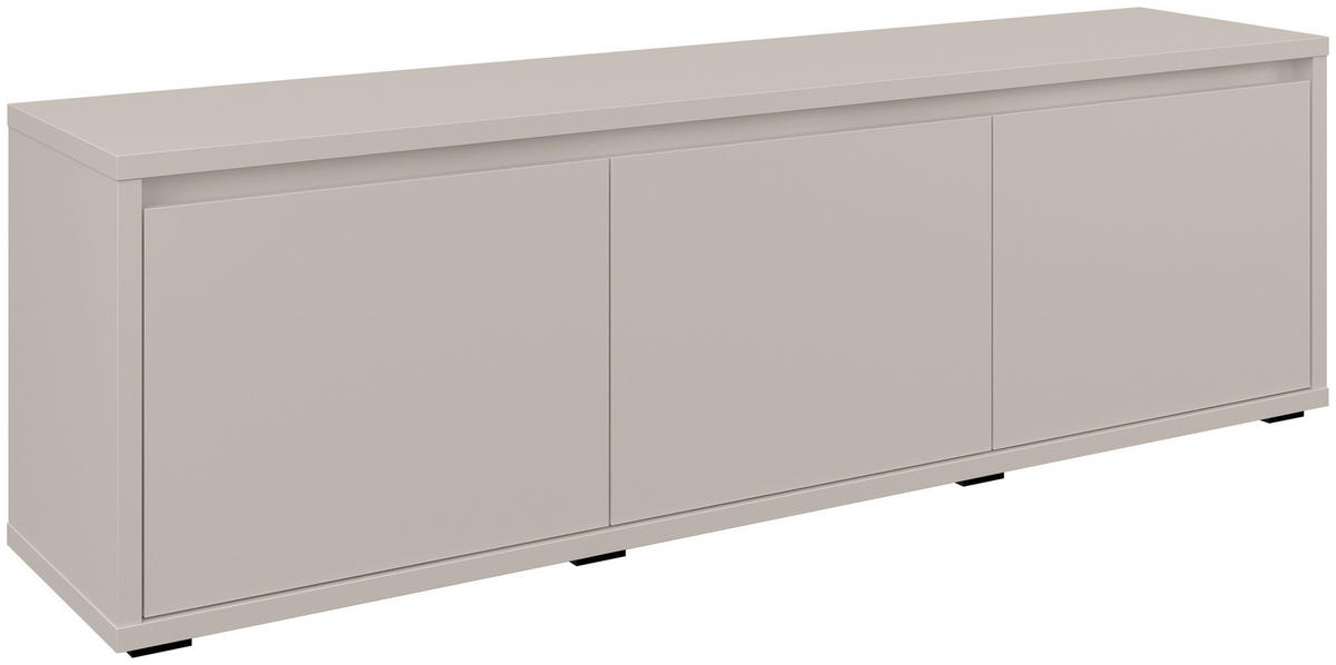 GARDEROBENBANK Liv  in 145,1/50,1/33,8 cm  - Kaschmir/Schwarz, KONVENTIONELL (145,1/50,1/33,8cm) - Xora