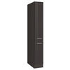 APOTHEKERSCHRANK 30/200/60 cm  in Graphitfarben  - Silberfarben/Graphitfarben, MODERN, Holzwerkstoff/Metall (30/200/60cm) - Held