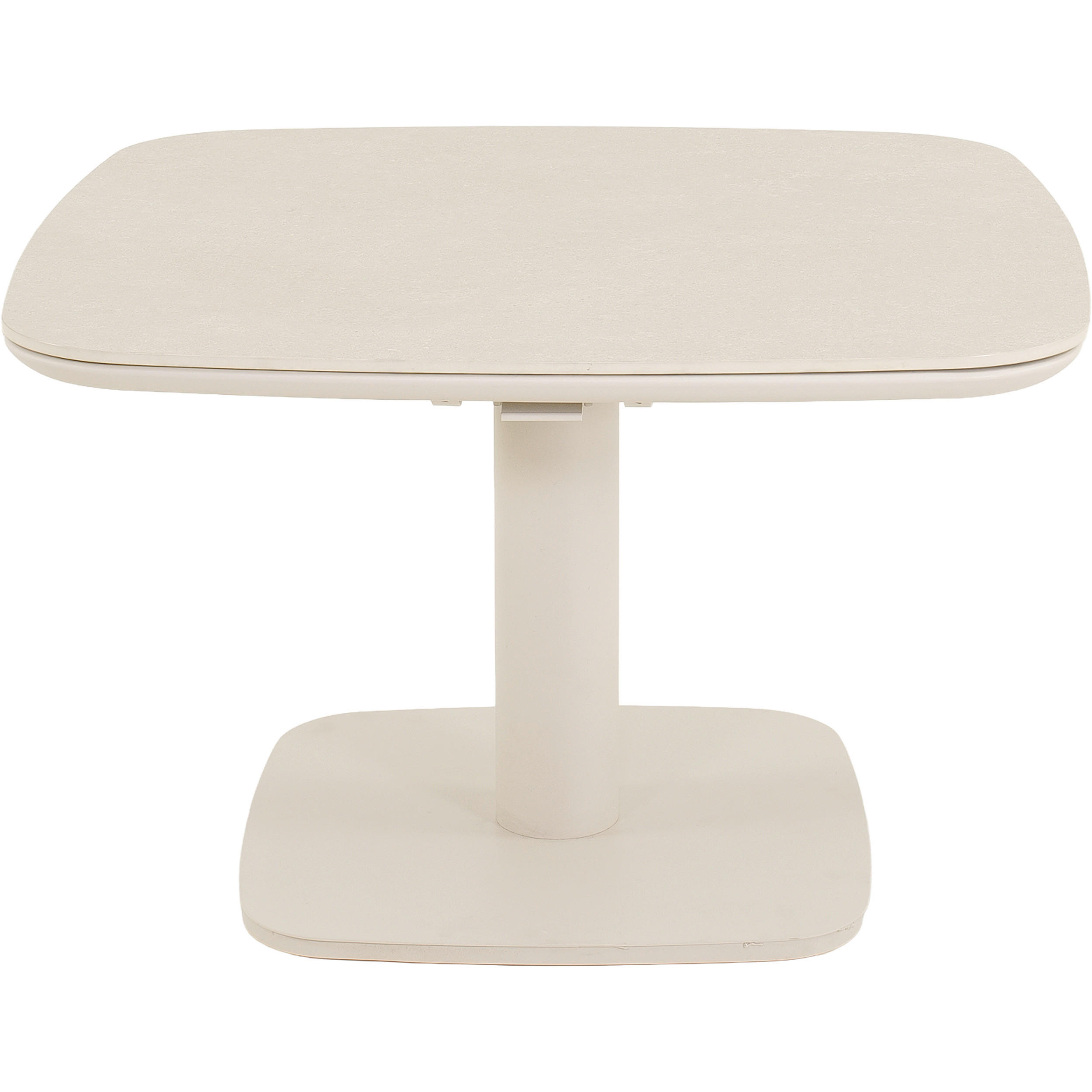 GARTENTISCH Metall, Keramik Beige  - Beige, MODERN, Keramik/Metall (80/80/51-74cm) - Ambia Garden