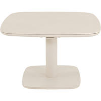 GARTENTISCH Metall, Keramik Beige  - Beige, MODERN, Keramik/Metall (80/80/51-74cm) - Ambia Garden
