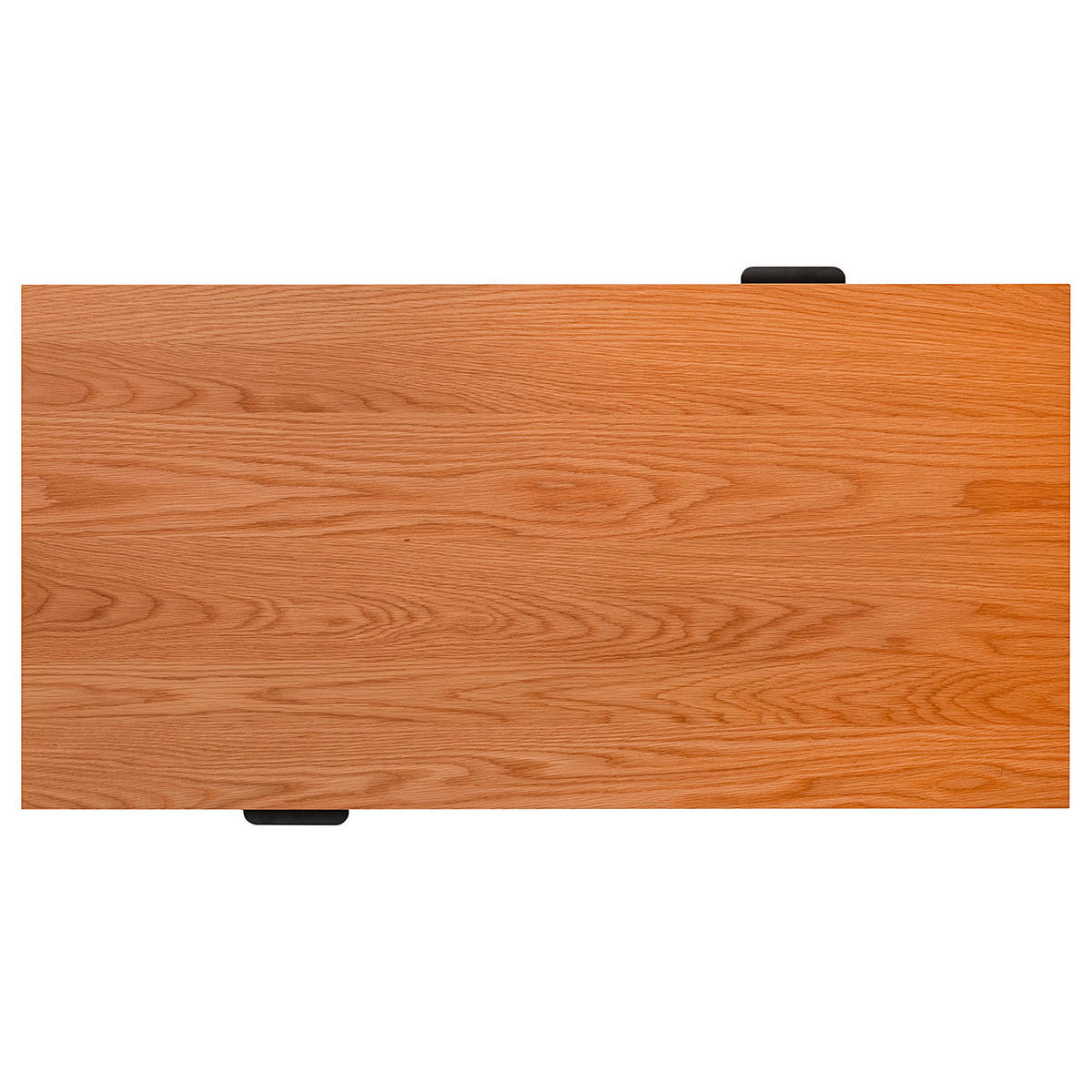 COUCHTISCH Eiche furniert 120/60/40 cm rechteckig Schwarz, Eichefarben  - Eichefarben/Schwarz, MODERN, Holz/Holzwerkstoff (120/60/40cm) - home24