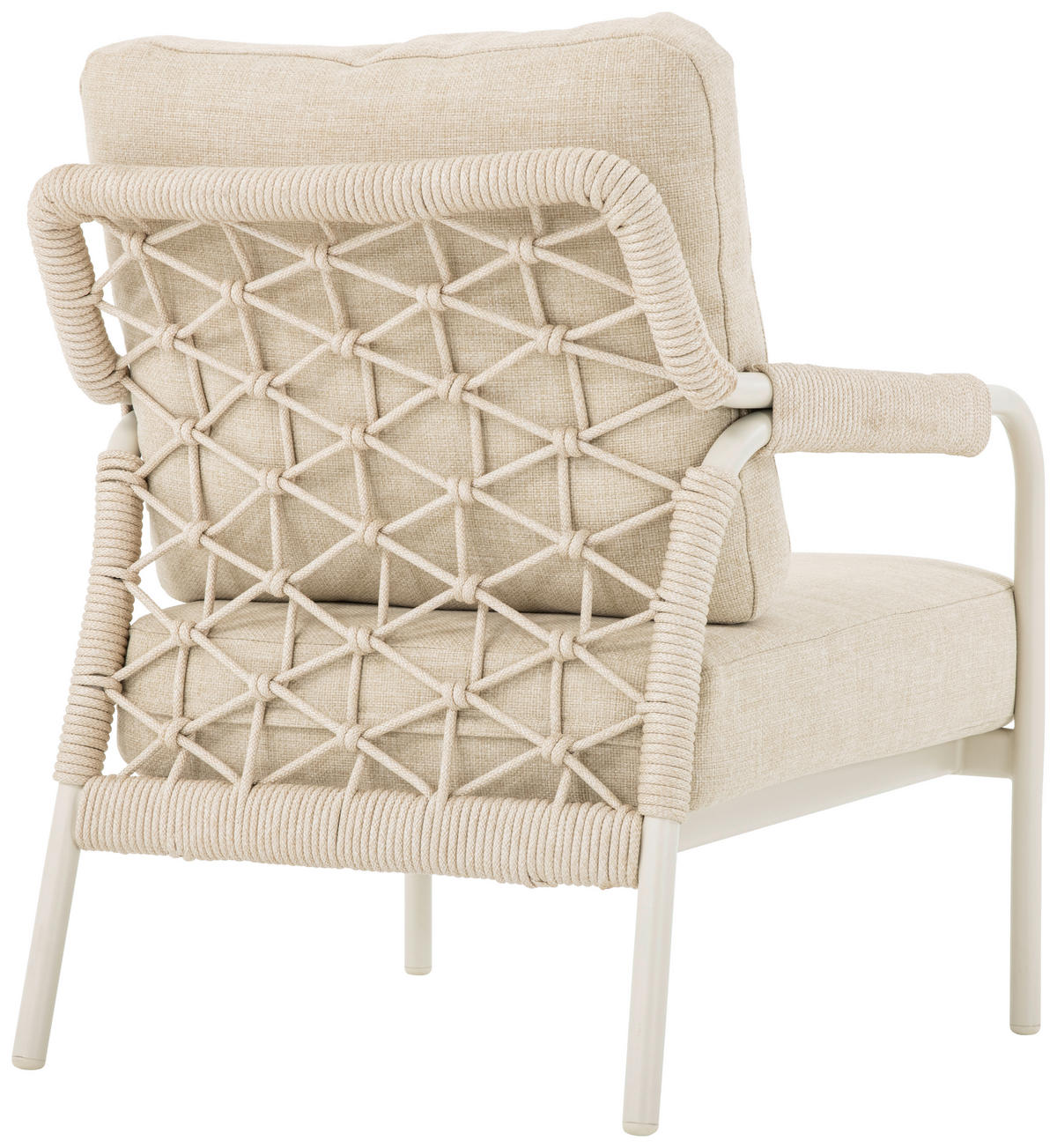 GARTENSET Metall, Textil, Stein  - Elfenbein/Beige, Design, Textil/Stein - Dieter Knoll