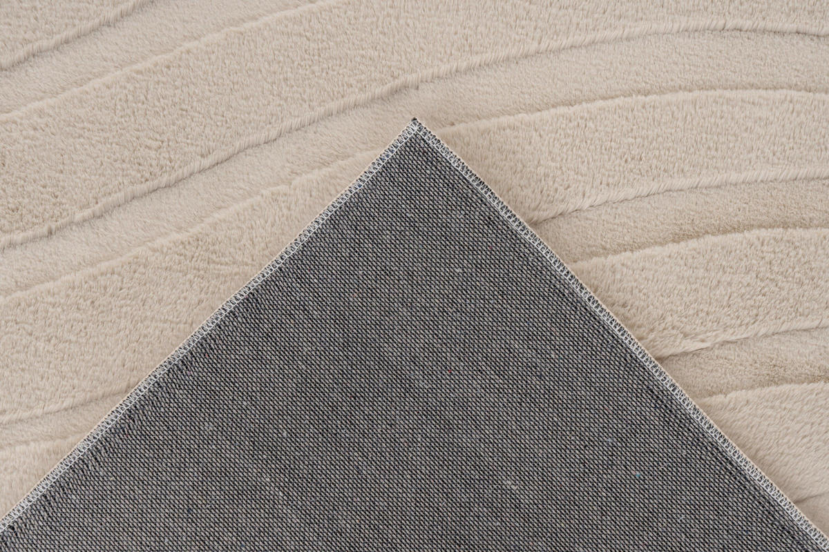 FLACHWEBETEPPICH 120/170 cm Beige rechteckig  - Beige, Basics, Textil (120/170cm) - Kayoom