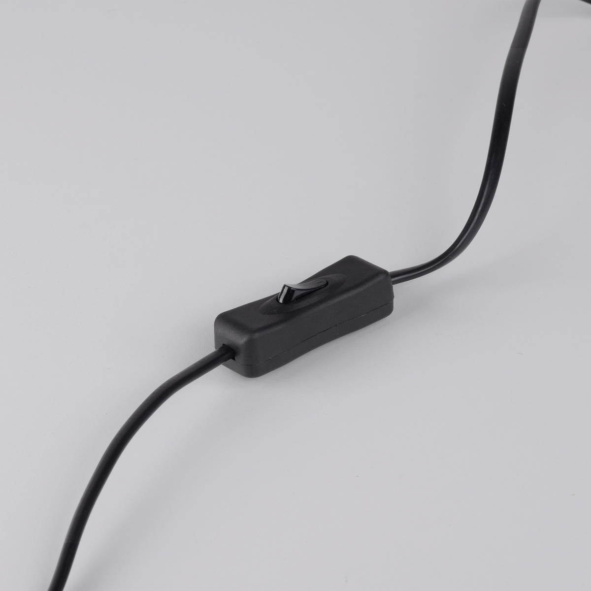LED-TISCHLEUCHTE 12/47,5 cm   - Schwarz, KONVENTIONELL, Kunststoff/Metall (12/47,5cm) - Schöner Wohnen
