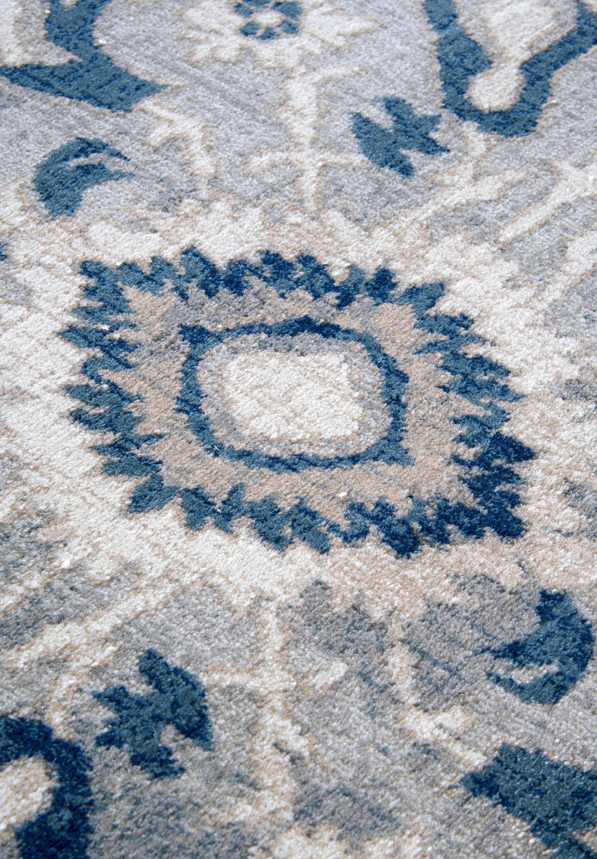FLACHWEBETEPPICH 200/280 cm Kollektion 1869 Blau, Creme  - Blau/Creme, Design, Kunststoff/Textil (200/280cm) - Villeroy & Boch