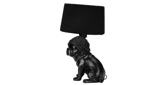 TISCHLEUCHTE 33/30/53 cm - Schwarz, LIFESTYLE, Kunststoff/Textil (33/30/53cm) - Novel