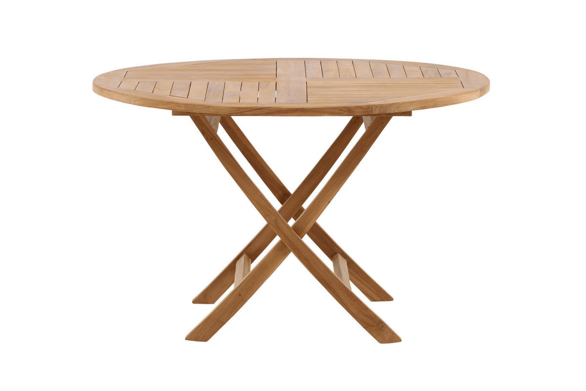 GARTENTISCH  - Hellbraun, MODERN, Holz (120/75cm) - Gardenson