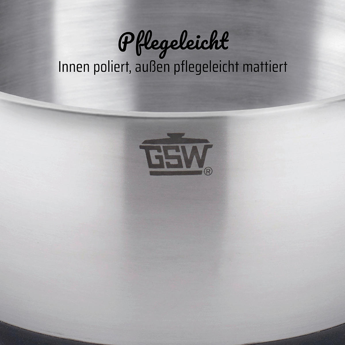 RÜHRSCHÜSSELSET - Edelstahlfarben, Basics, Metall - GSW