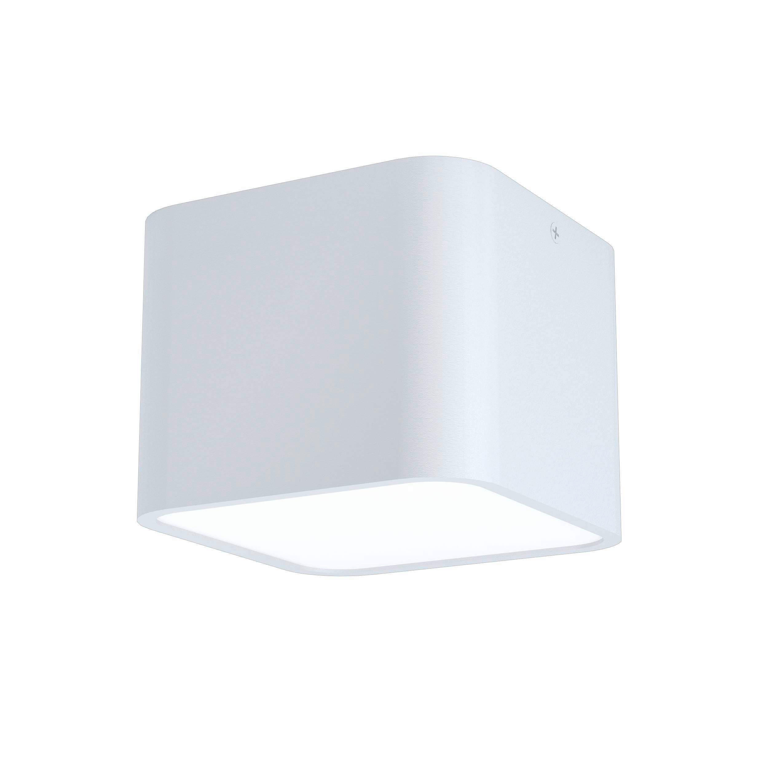TAKLAMPA Grimasola 14/14/11 cm  - vit, Design, metall/plast (14/14/11cm) - Eglo