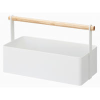 UNIVERSALABLAGE  - Weiss, Basics, Holz/Metall (26/13/16cm)