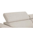 ECKSOFA Beige Struktur  - Beige/Schwarz, Design, Kunststoff/Textil (284/205cm) - Xora