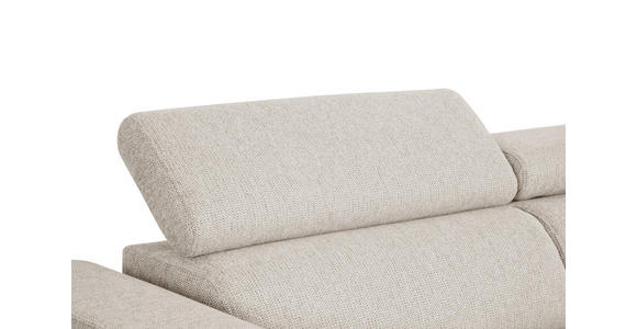 ECKSOFA Beige Struktur - Beige/Schwarz, Design, Kunststoff/Textil (284/205cm) - Xora
