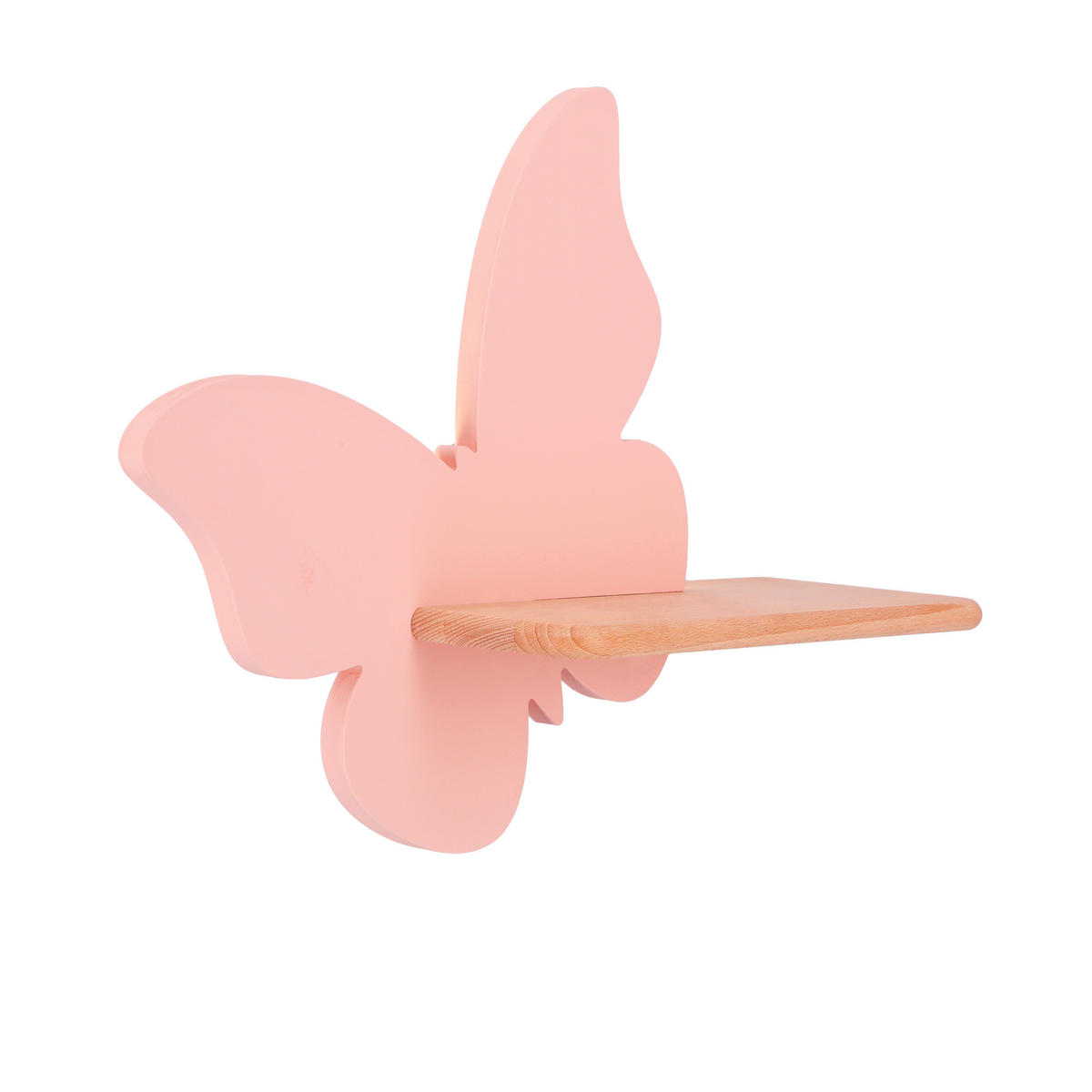 VÄGGLAMPA FÖR BARN Butterfly 40/12/29.5 cm   - pink, Basics, metall/trämaterial (40/12/29.5cm)