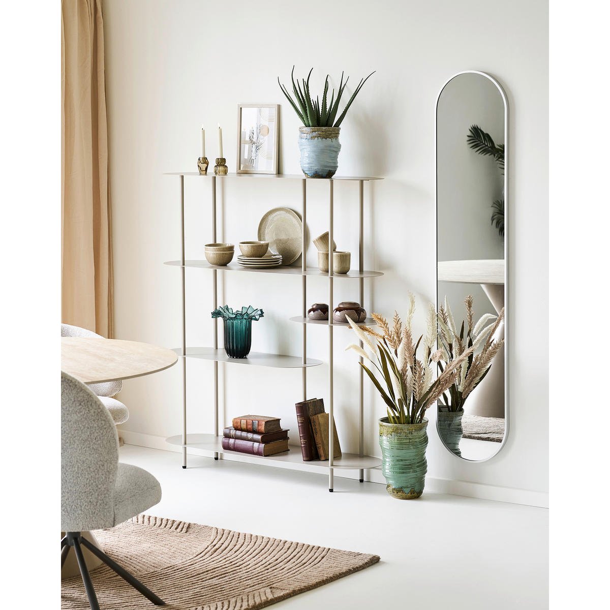 REGAL Greige  - Greige, Design, Metall (118/139/31cm) - MID.YOU