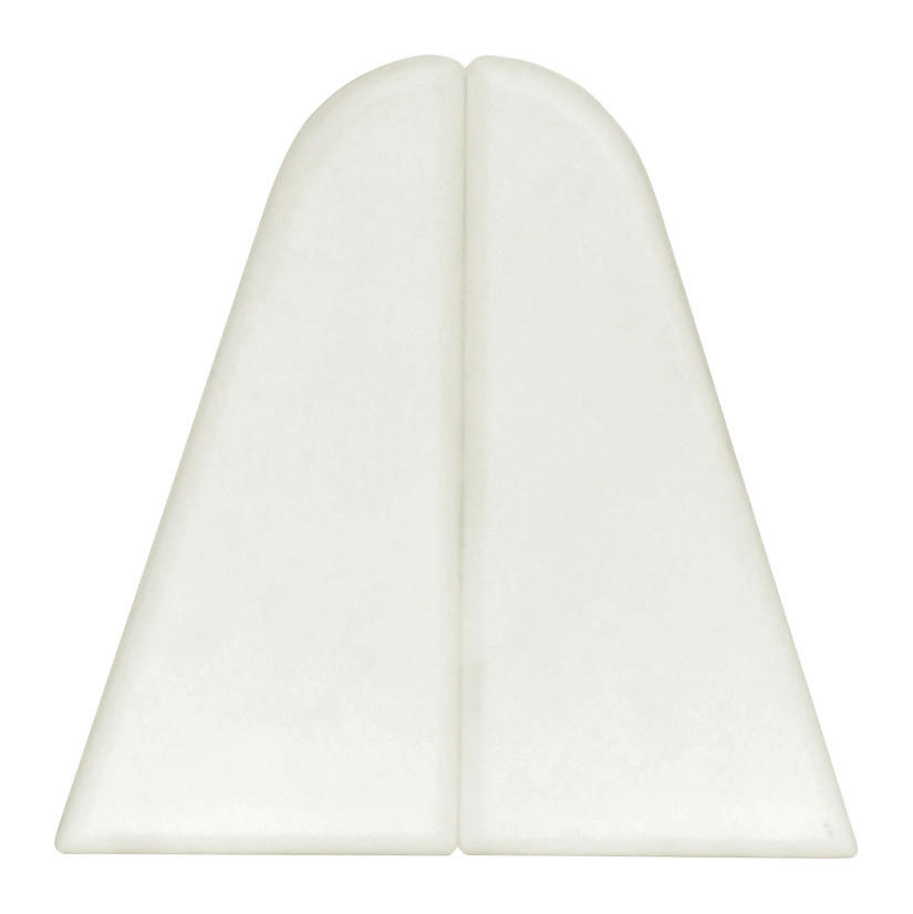 KONCOVKA PODSTAVCOVÉ LIŠTY  (za kus)  barvy stříbra - barvy stříbra, Basics, plast (-/2,01/3,96cm) - Homeware