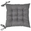 JASTUK ZA SJEDENJE 40/40 cm    LIVIA  - siva, Konvencionalno, tekstil (40/40cm) - Novel