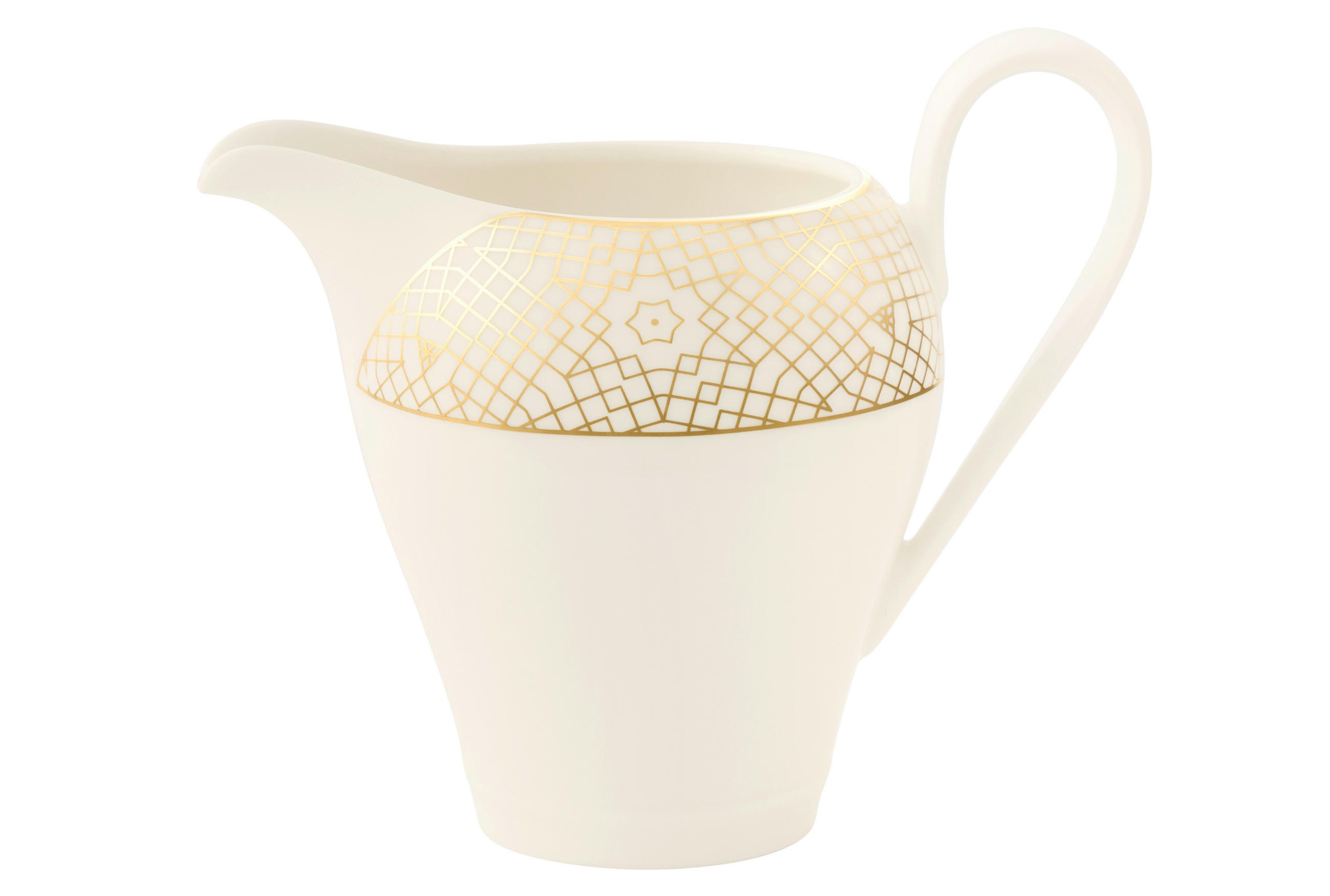 VRČEK ZA MLEKO  Saphir diamant Mezquita   - zlate barve/bela, Basics, keramika (0,20l) - Seltmann Weiden