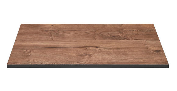 WASCHTISCH-ABDECKPLATTE  - Eichefarben/Schwarz, Design, Holzwerkstoff (73/44,5/1,6cm) - Xora