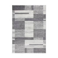 TKANA PREPROGA      80/150 cm    taftano  siva, srebrne barve  - srebrne barve/siva, Basics, tekstil (80/150cm)