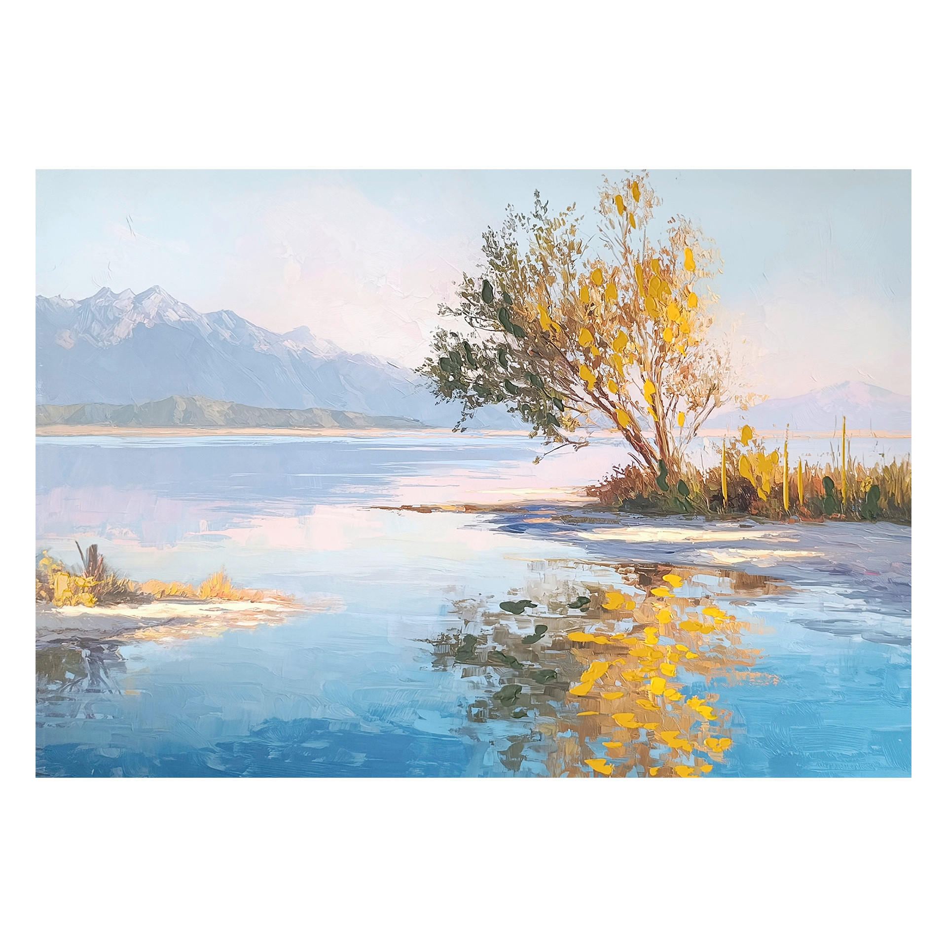 LEINWANDBILD Landschaft & Natur 70/100 cm  - Multicolor, Basics, Holz/Textil (70/100cm)