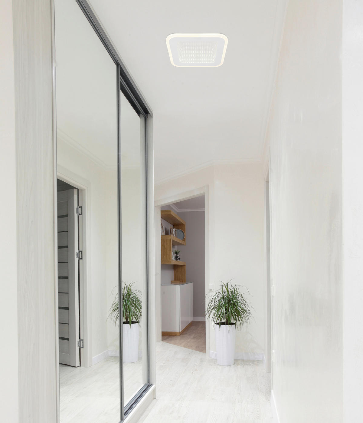 STROPNÍ LED SVÍTIDLO, 23/23/4 cm - Design (23/23/4cm) - Globo