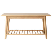 SCHUHBANK 90/45/35 cm  - Naturfarben, ROMANTIK / LANDHAUS, Holz (90/45/35cm) - MID.YOU