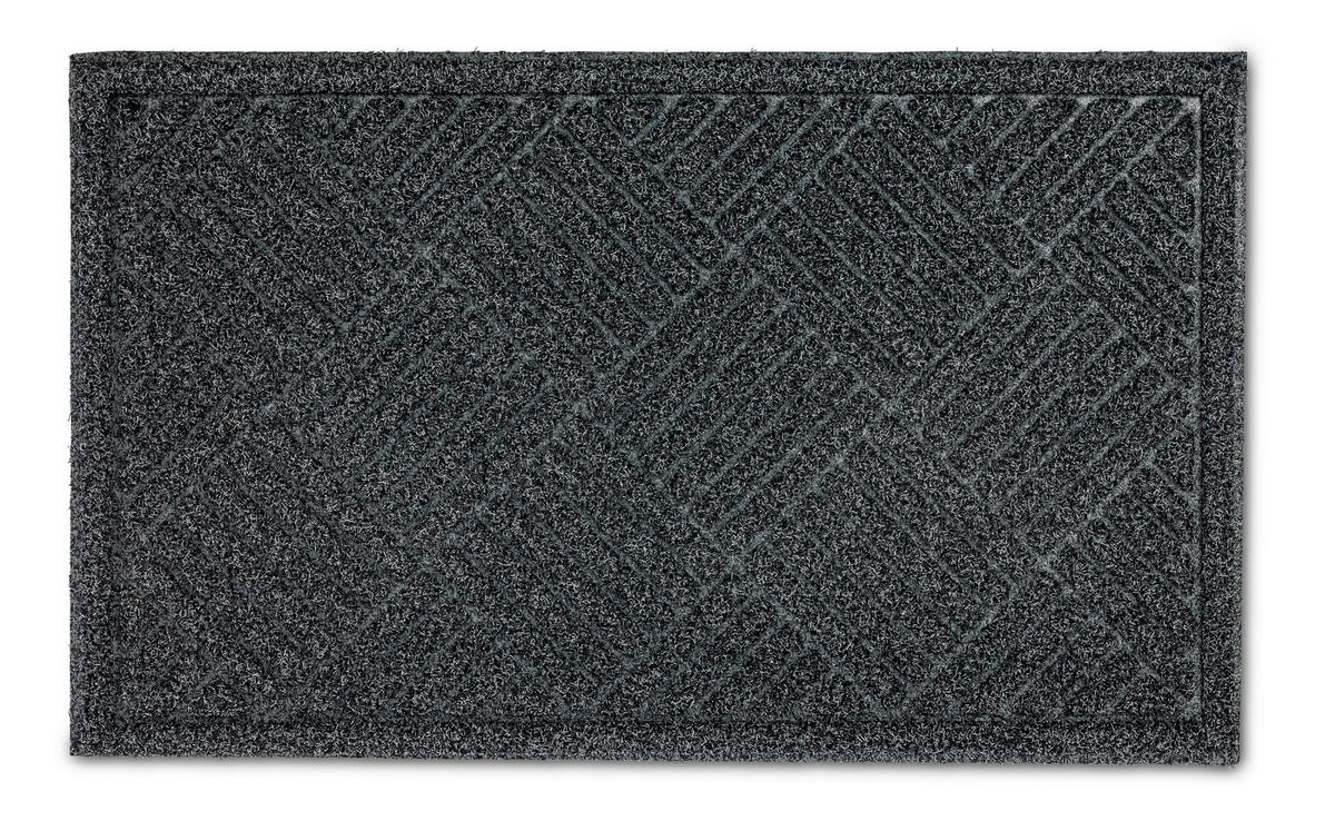 FUßMATTE 45/75 cm Scraper Design  - Anthrazit, KONVENTIONELL, Textil (45/75cm)