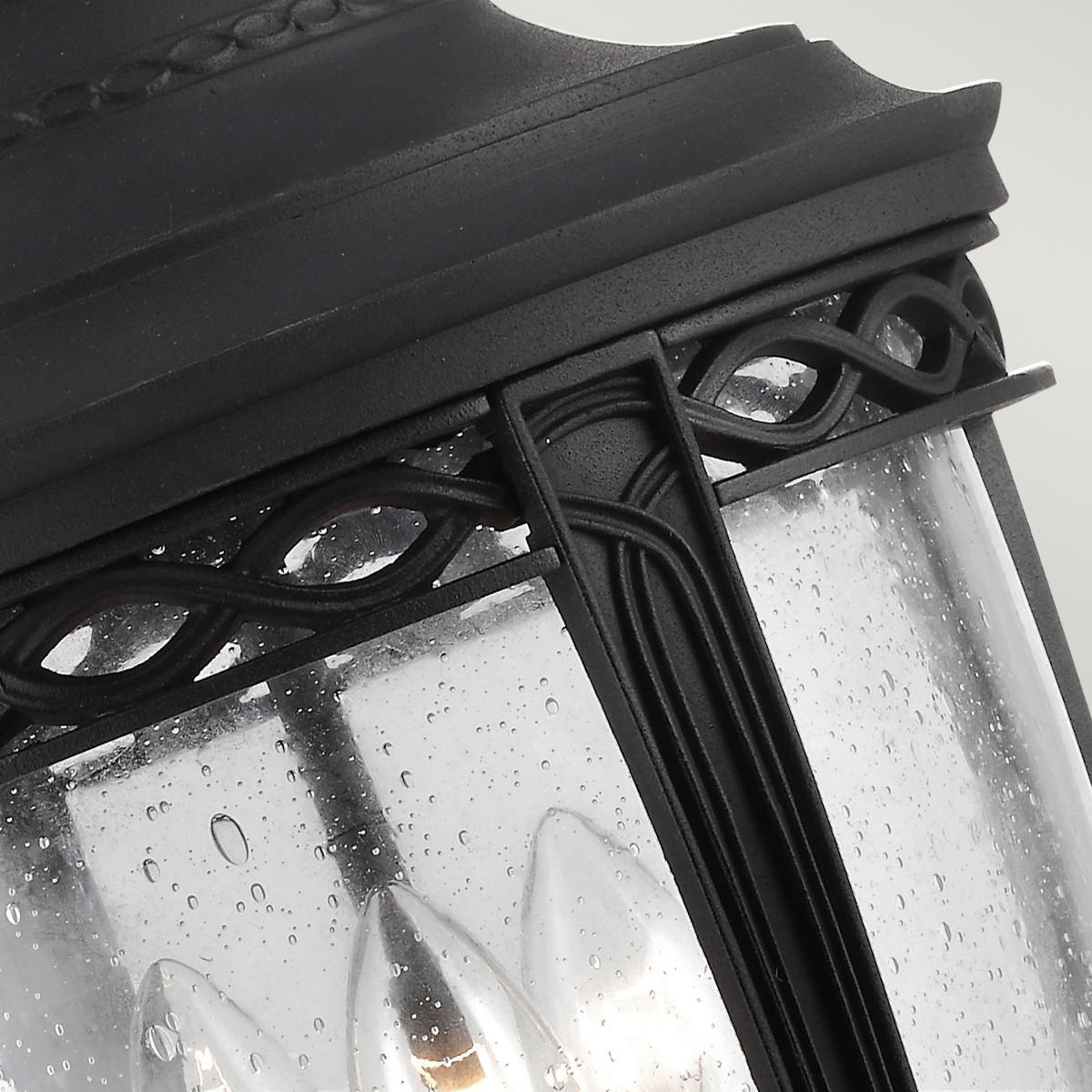AUSSENHÄNGELEUCHTE 26.7/68 cm  - Schwarz, Basics, Glas/Metall (26.7/68cm) - Elstead Lighting