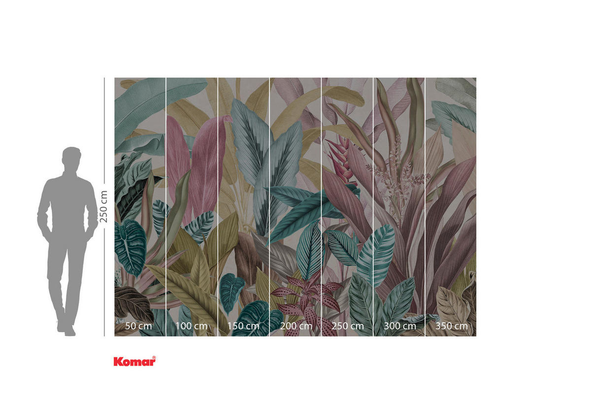 NON WOVEN-TAPET 350/250 cm  - multicolor, Basics (350/250cm) - Komar