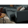 ECKSOFA in Struktur Dunkelgrau  205/284 cm  - Dunkelgrau/Schwarz, Design, Kunststoff/Textil (205/284cm) - Xora