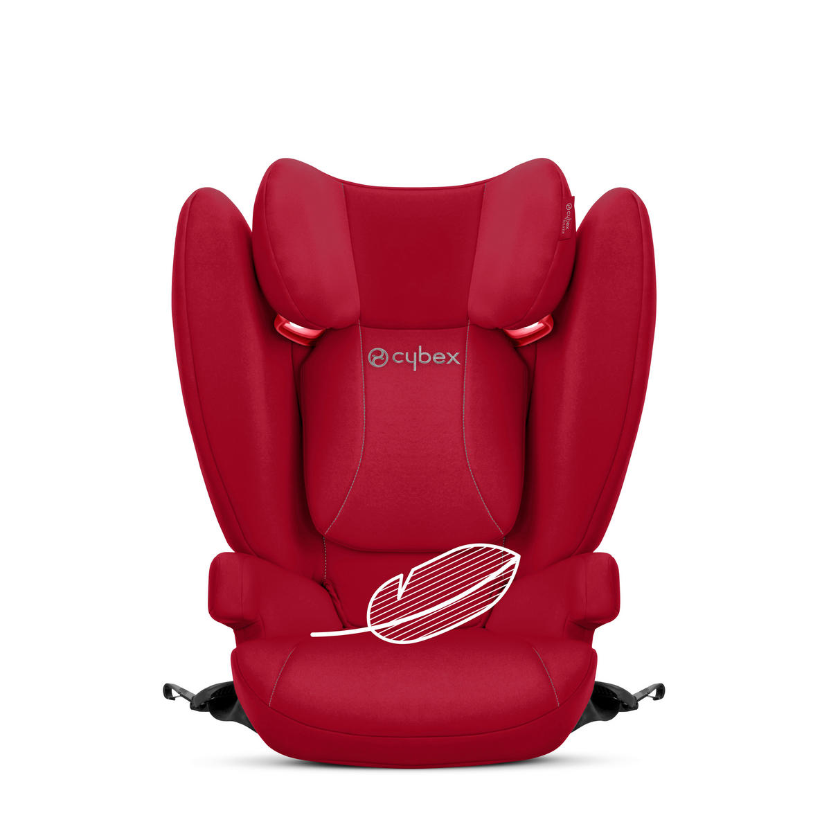 KINDERAUTOSITZ SOLUTION B I-FIX DYNAMIC RED   - Rot, Basics, Kunststoff/Textil (39/52/64cm) - cybex SILVER