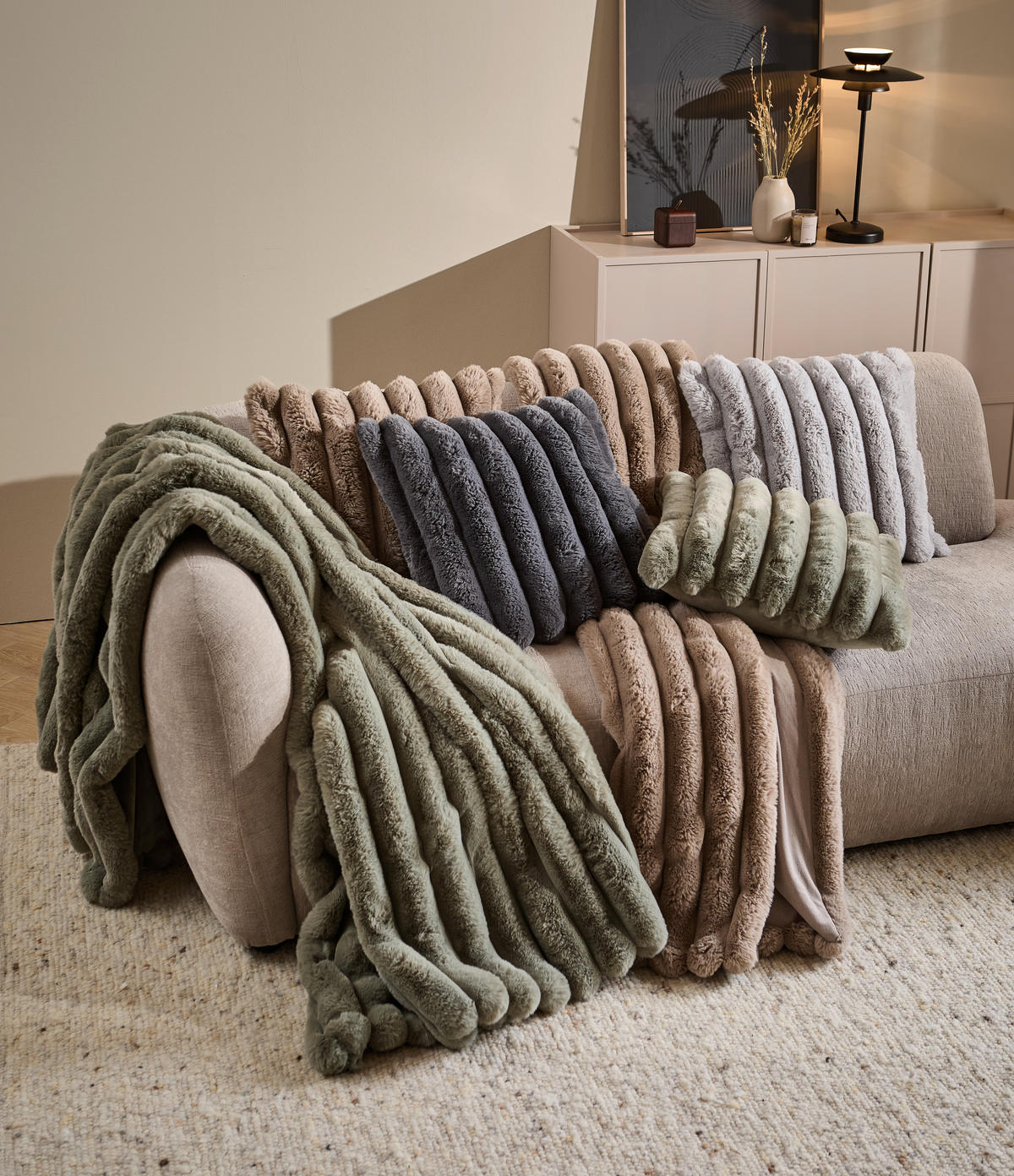 DEKA, polyester, 150/200 cm - zelená, Basics, textil (150/200cm) - Novel
